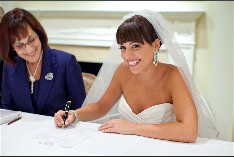 Led by both a Rabbi and Reverend together, the touching Ketubah signing ... Led by both a Rabbi and Reverend together, the touching Ketubah signing ...