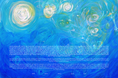 The Into The Night Ketubah